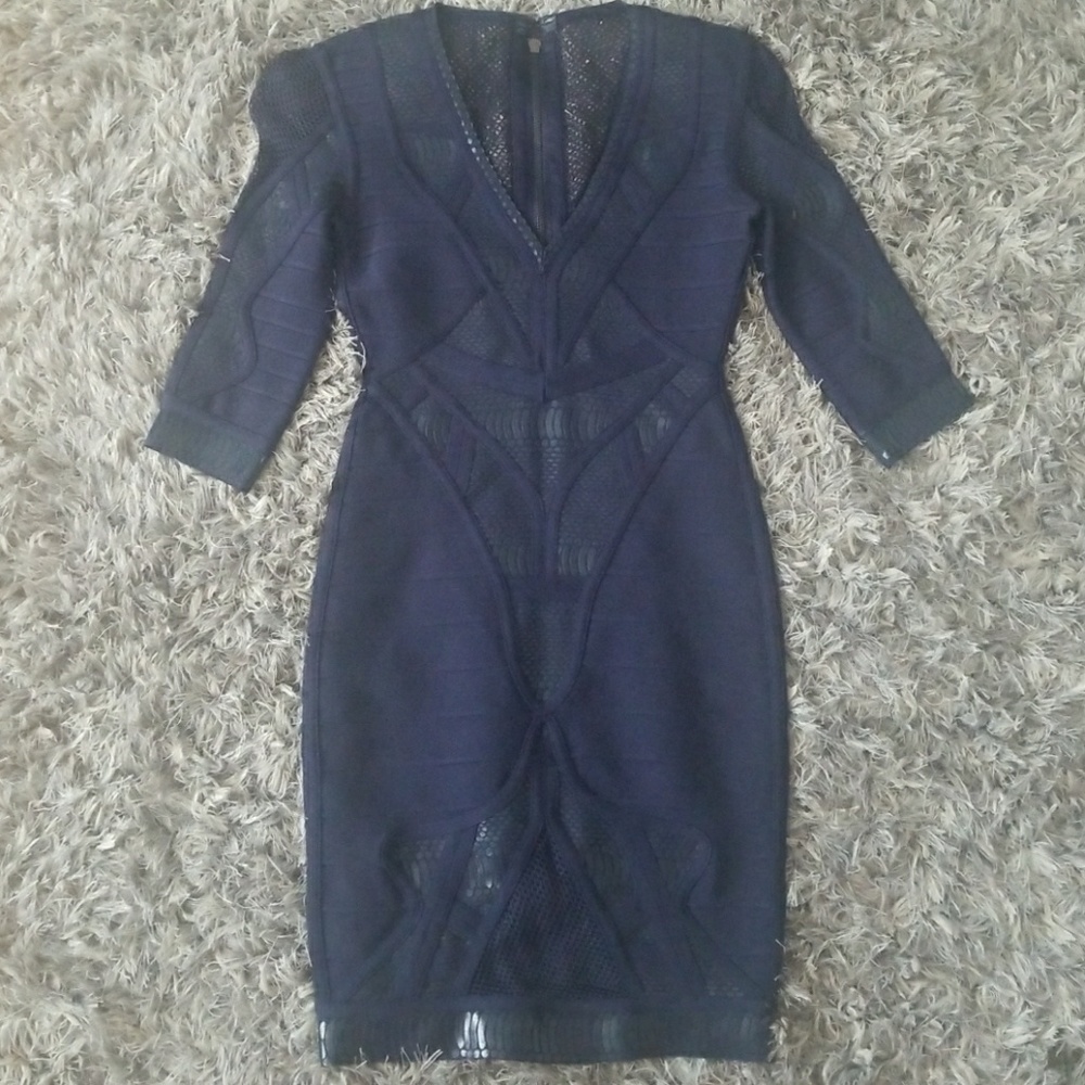 Legerbabe navy bandage dress